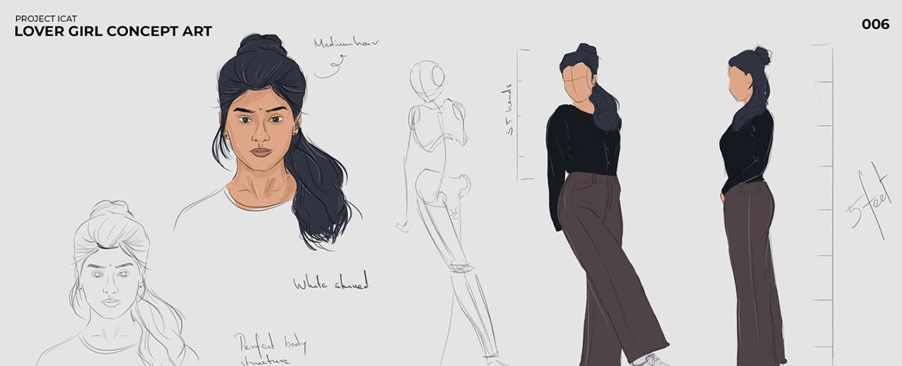 Game Character Sketching