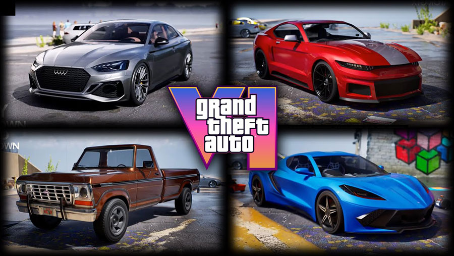 Screenshot of game vehicles used for the game ‘GTA 6’