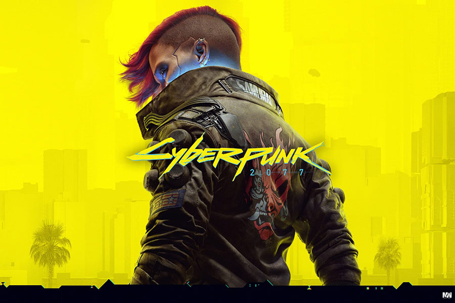 A poster of the game ‘Cyberpunk’