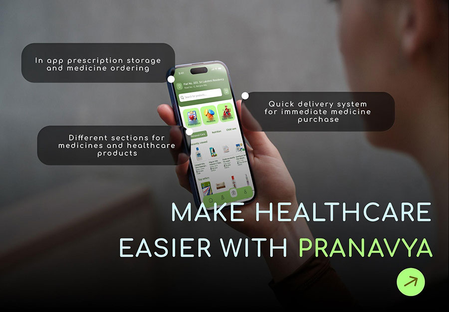 Designing "PRANAVYA" - A Complete Healthcare App | B.Sc UI/UX Design Student Project