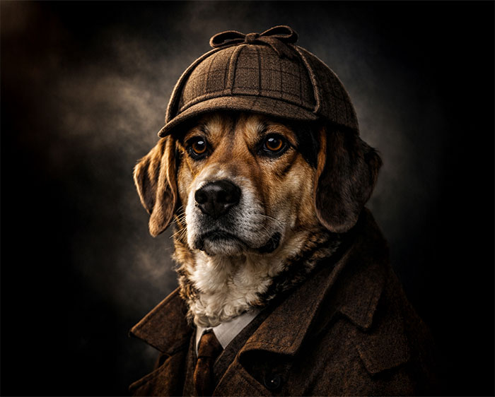 Photo Realestic cinematic effect - Dog