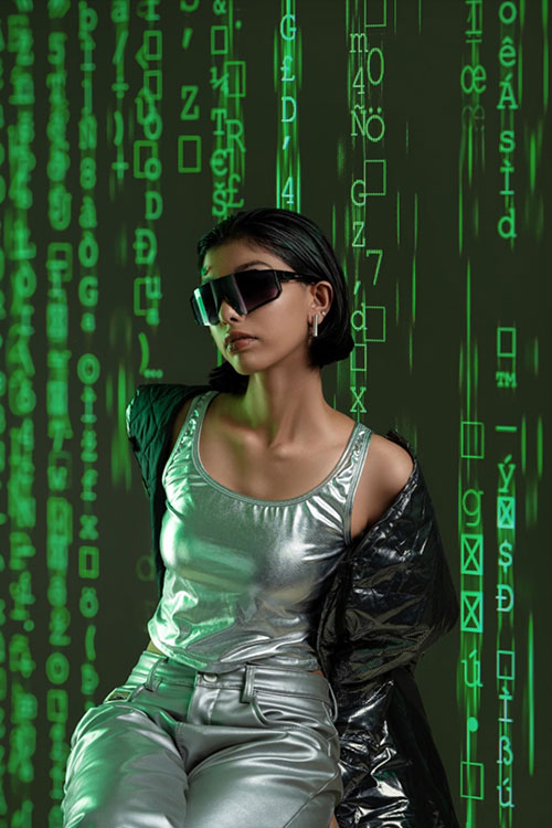 How Do You Create a Futuristic Metallic Fashion Editorial? | B.Sc Photography Student Project