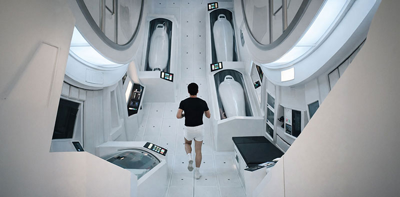 An image of a film set in '2001: A Space Odyssey'