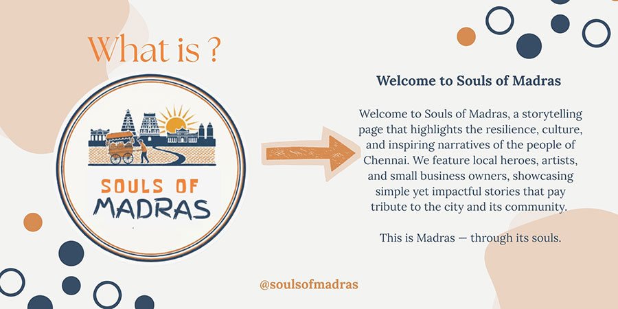 Souls of Madras - A welcome note
