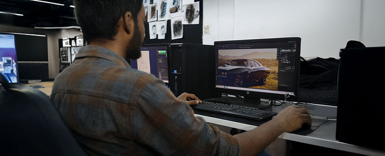 Students Working