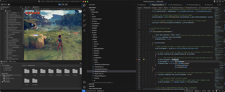 Making character movements using the Unreal Engine and C++.